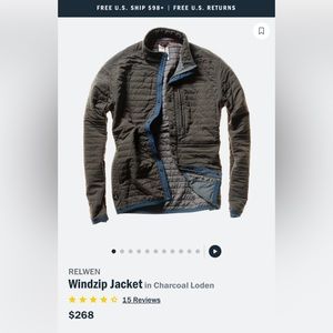 BRAND NEW RELWEN WINDZIP JACKET